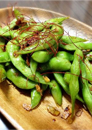 いつものにひと手間!枝豆ペペロンチーノ-レシピのメイン写真