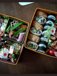 豪華に☆ 運動会 大家族用のお弁当!!-レシピのメイン写真