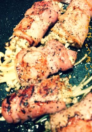 居酒屋風えのきベーコン巻き-レシピのメイン写真