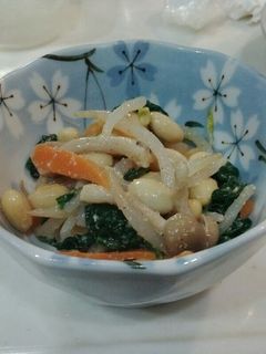 大豆と野菜の色々ごま和え-レシピのメイン写真