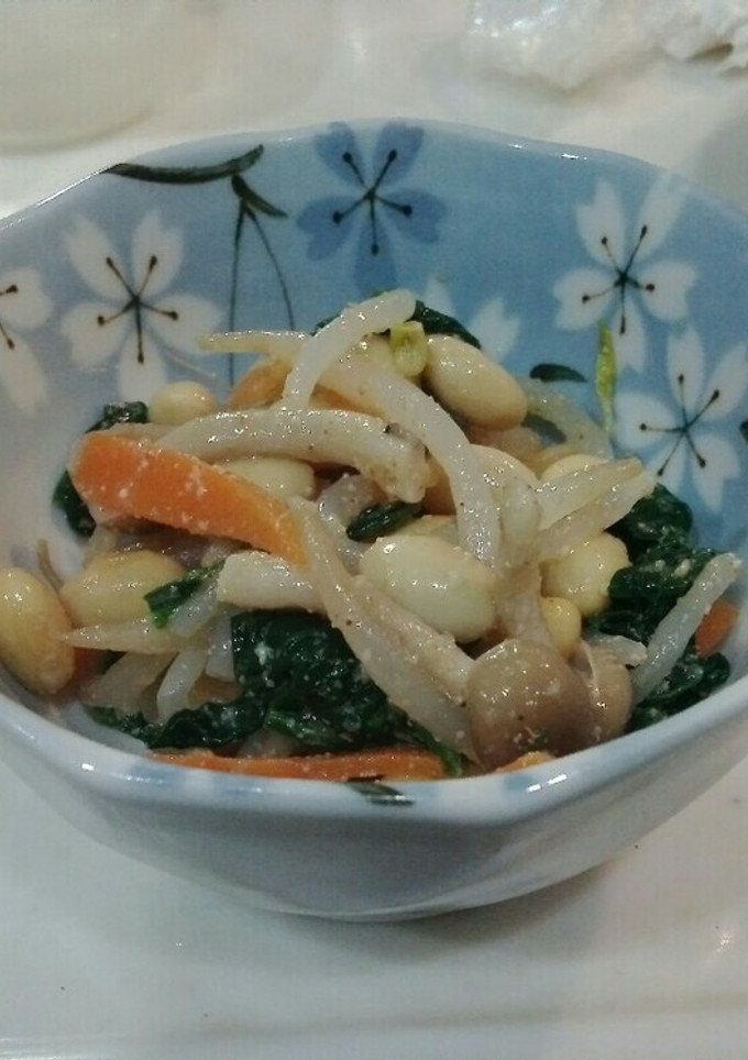 大豆と野菜の色々ごま和え-レシピのメイン写真