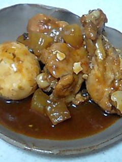 ひたすら煮込め!手羽元のケチャップ煮-レシピのメイン写真