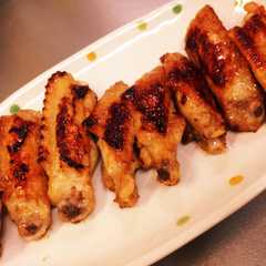 รูปของ 手羽中の焼き肉のタレ漬け