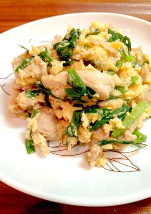 もちもちたまごと鶏ももで☆ニラたまチキン-レシピのメイン写真