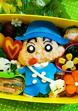 クレヨンしんちゃんの行ってきますキャラ弁-レシピのメイン写真