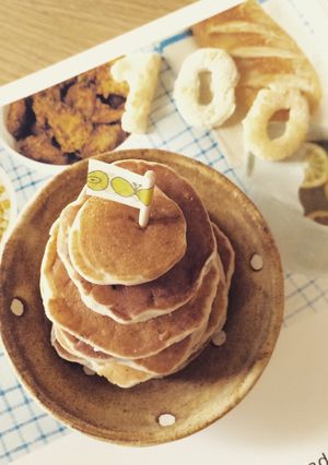 離乳食★米粉とバナナのパンケーキタワー-レシピのメイン写真