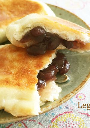 簡単♪フライパンであん包み薄焼きパン-レシピのメイン写真