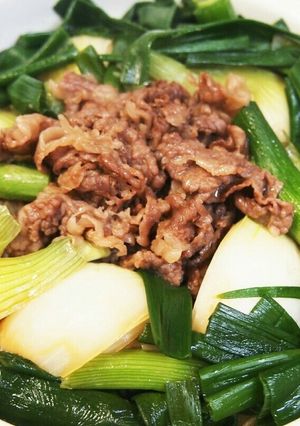葉玉ねぎのすき焼き煮-レシピのメイン写真