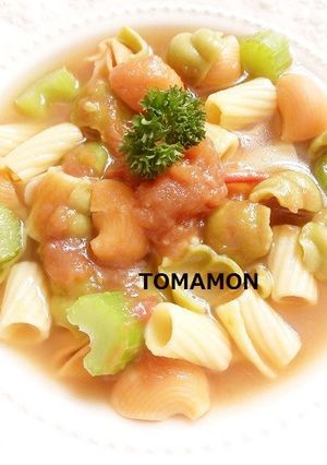 ベジロニで満腹ヘルシー✿とまとスープ-レシピのメイン写真