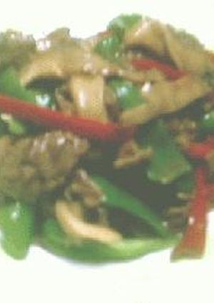 ひら茸と牛肉の牡蠣油炒め-レシピのメイン写真