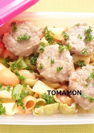 お子様ランチ✿ビーフハンバーグ＆べジロニ-レシピのメイン写真