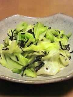 ☼☆簡単漬物♪キャベツの塩昆布和え-レシピのメイン写真