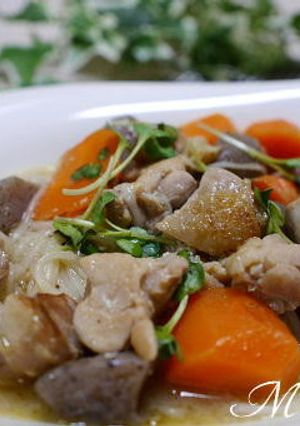 鶏とこんにゃくのみそ煮-レシピのメイン写真