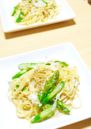 アスパラのクリームパスタ-レシピのメイン写真