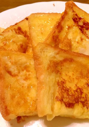 食パンでふわふわ簡単フレンチトースト♡-レシピのメイン写真