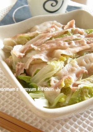 超簡単＊とろける白菜＆豚バラ（塩味）-レシピのメイン写真
