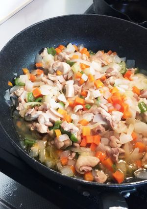 玉ねぎと鶏肉のソテー-レシピのメイン写真