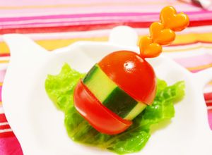 お弁当の隙間埋め♡野菜バーガー-レシピのメイン写真