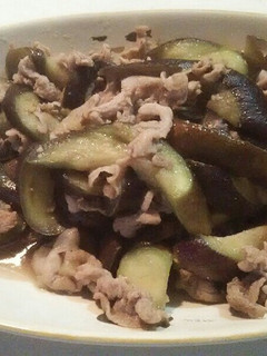 時短!材料2つ!なすと豚肉の炒めもの-レシピのメイン写真