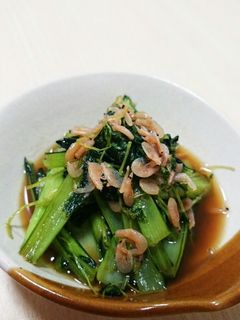 小松菜と豆苗の和風炒め煮-レシピのメイン写真