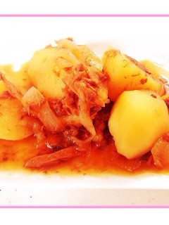 子供が大好き!甘辛なじゃがいもの煮物♡-レシピのメイン写真