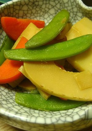 たけのことさやえんどうの炒め物-レシピのメイン写真