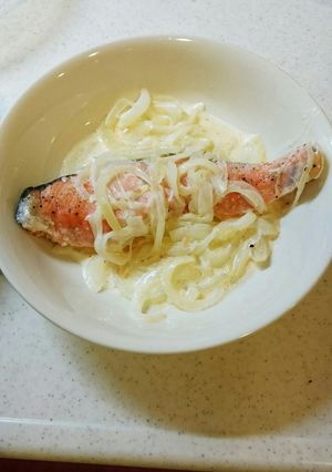 超簡単!鮭の生クリーム煮-レシピのメイン写真