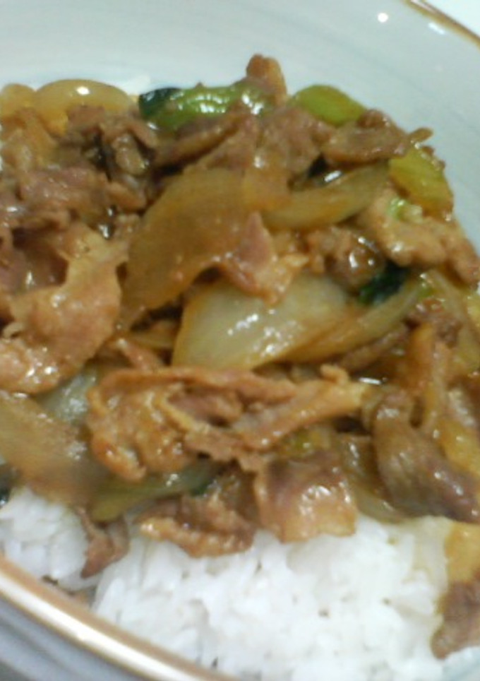 おいしい！簡単！　豚カレー丼-レシピのメイン写真