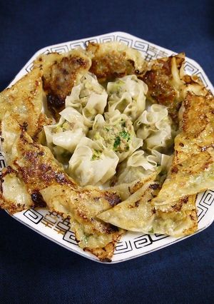 簡単！ひとくち餃子(焼売風＆はさみ焼)-レシピのメイン写真