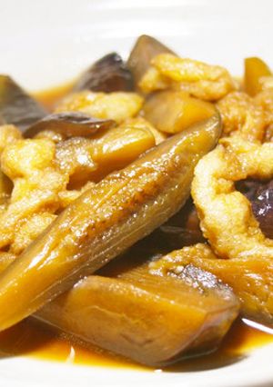 ナスと松山あげの煮物-レシピのメイン写真