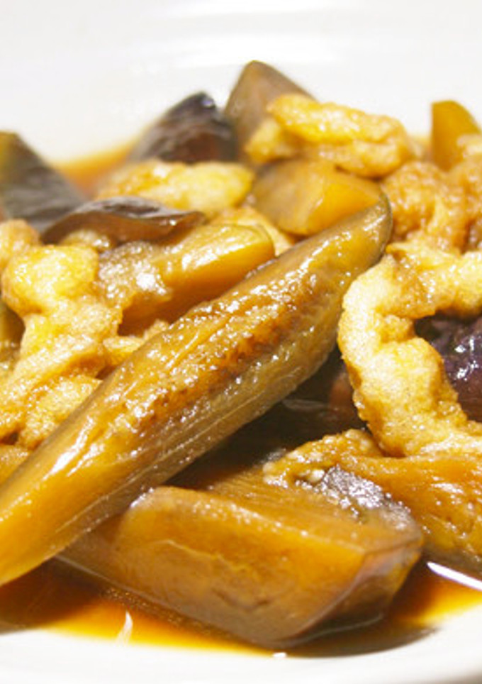 ナスと松山あげの煮物-レシピのメイン写真