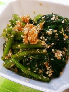 春菊のごまあえ-レシピのメイン写真