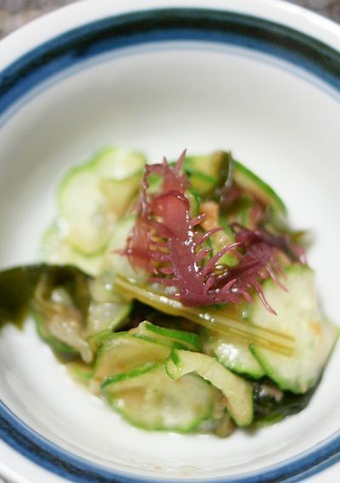 胡瓜と海草の梅酢和え-レシピのメイン写真