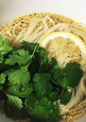 時短・塩+レモン麺のパクチー添え-レシピのメイン写真
