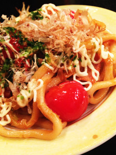 お好み焼き風 焼うどん-レシピのメイン写真