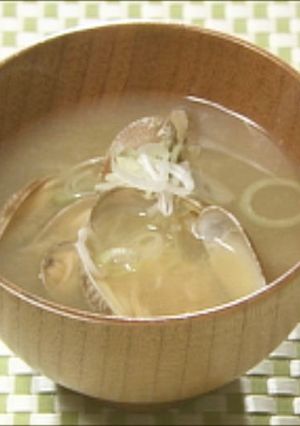 鉄分豊富あさりのお味噌汁-レシピのメイン写真