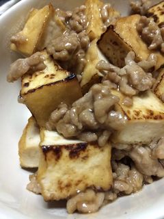 厚揚げと挽肉のあんかけ-レシピのメイン写真
