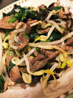 簡単!牛肉ともやしのナムル風-レシピのメイン写真