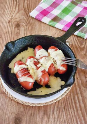 簡単！ウィンナーのとろりチーズ焼き-レシピのメイン写真