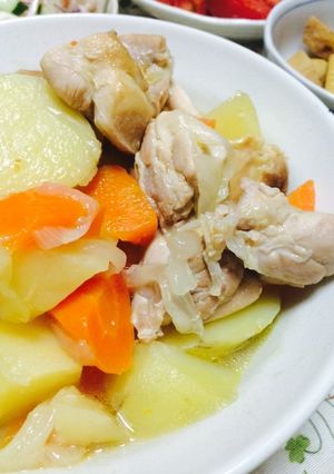 ヘルシーおかず：鶏じゃが-レシピのメイン写真