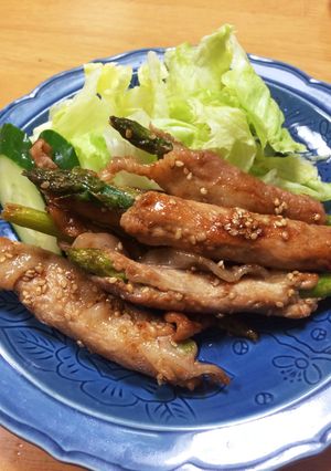 に〜く巻き巻き♪アスパラ-レシピのメイン写真