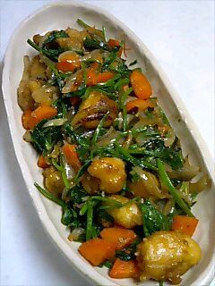鶏フリッターとほうれん草のオイスター炒め-レシピのメイン写真