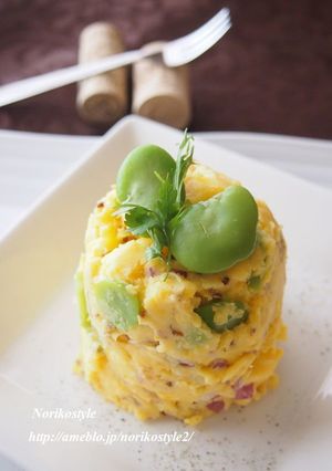 そら豆ポテトサラダ-レシピのメイン写真