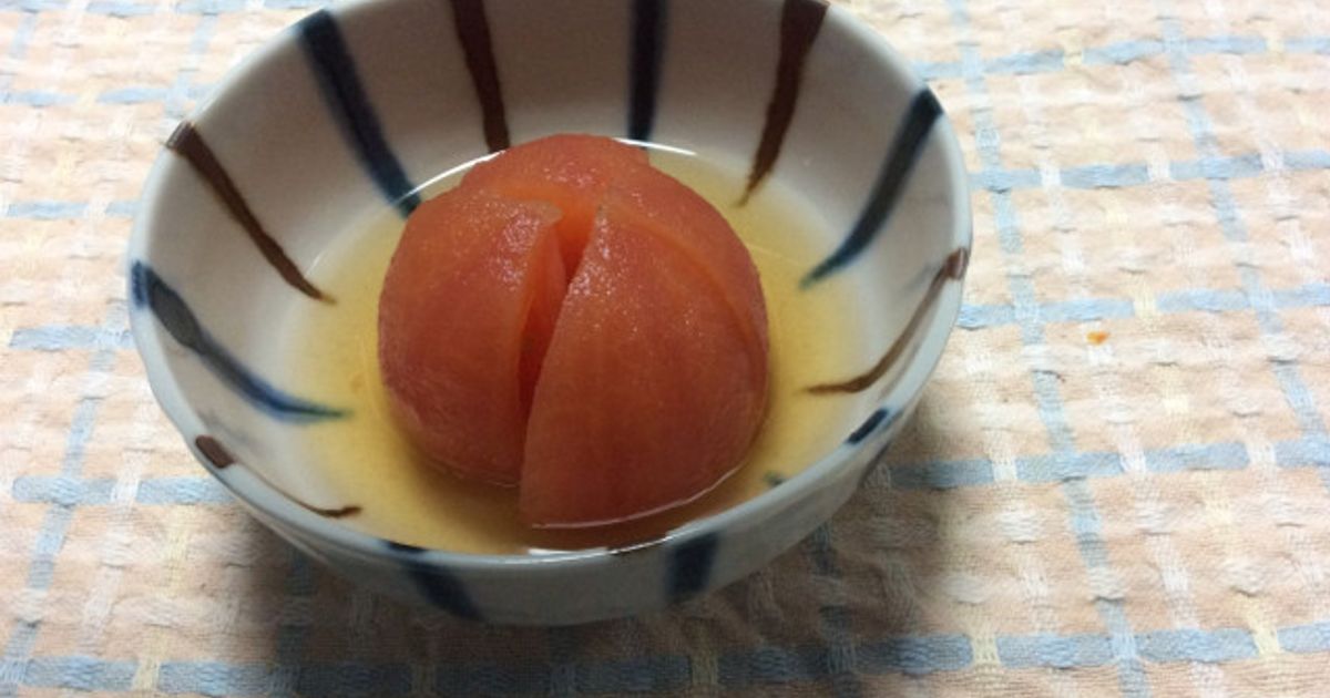 冷やしトマト by M,sKITCHEN 【クックパッド】 簡単おいしいみんなの