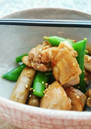 色鮮やか✾スナップエンドウと鶏の簡単炒め-レシピのメイン写真
