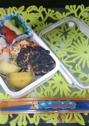 鶏ひき肉の中華バーグ♪(*^ー^)ノ♪-レシピのメイン写真