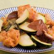 ズッキーニと鶏の甘酢炒め