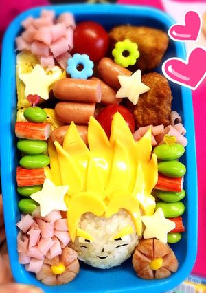 ドラゴンボール♡ベジット♡キャラ弁-レシピのメイン写真