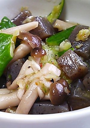 ダイエット！こんにゃく・きゅうりの副菜-レシピのメイン写真
