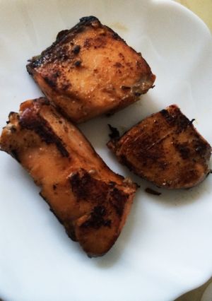 お弁当に！簡単◎鮭の味噌みりん焼き-レシピのメイン写真